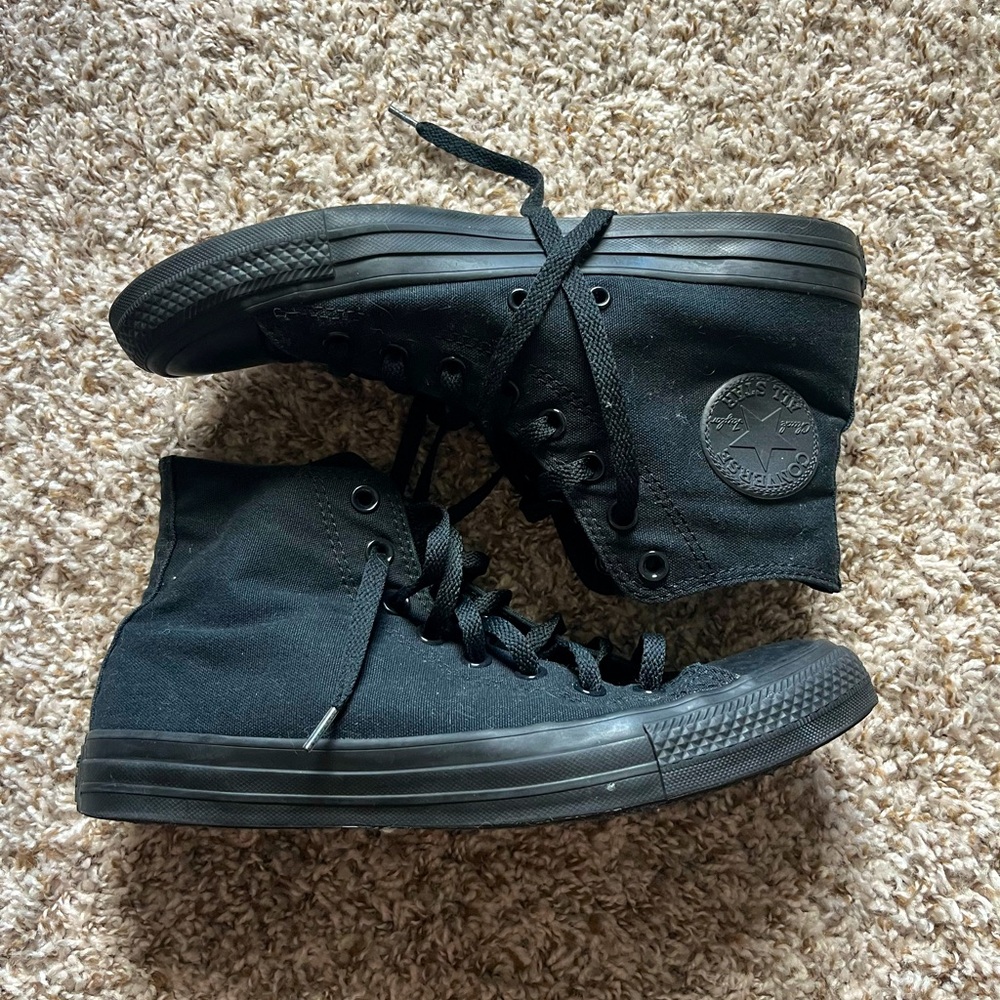 Black Converse Hightops